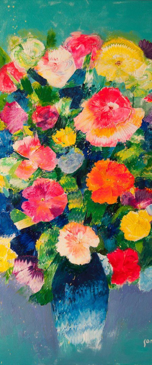 autumn flowers by Samvel Hayrapetyan