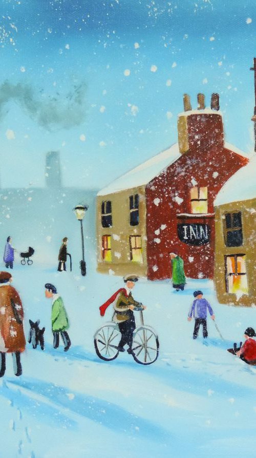 Winter street by Gordon Bruce