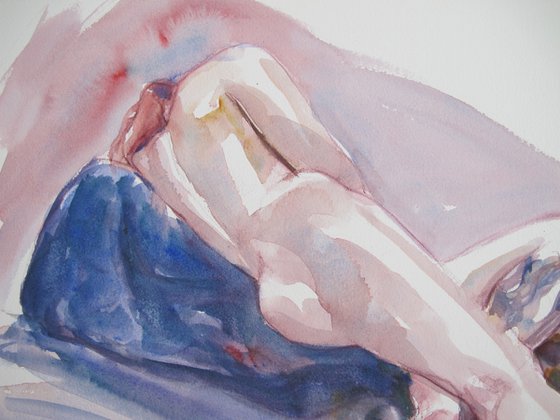 Reclining female nude