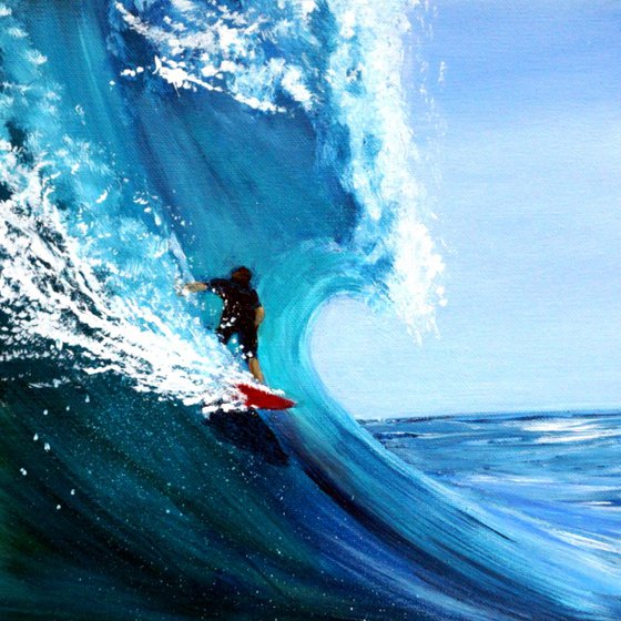 Blue Wave Red Board