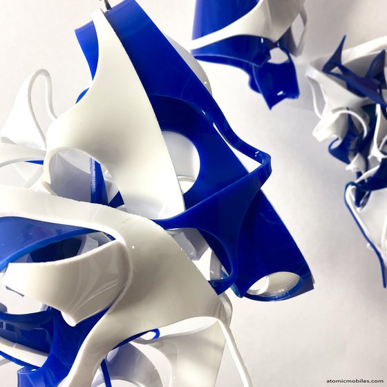 Azure Flux Kinetic Art Mobiles