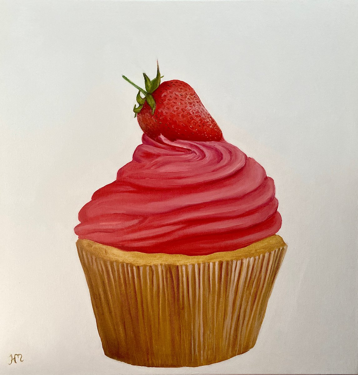 Strawberry Cupcake by Heather Matthews
