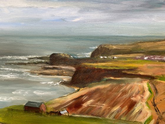 Cleveland Way Towards Staithes