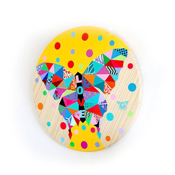 Yolia – Original Painting on wood panel