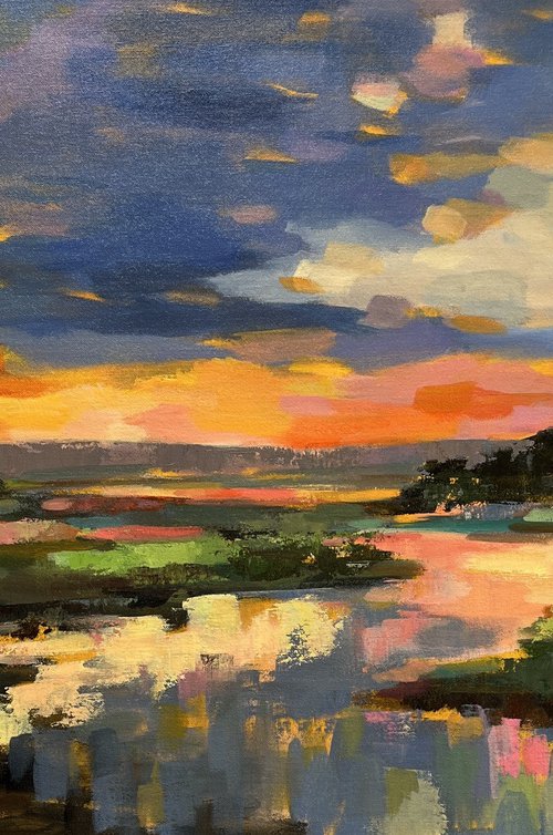 Evening River by Silvia  Vassileva