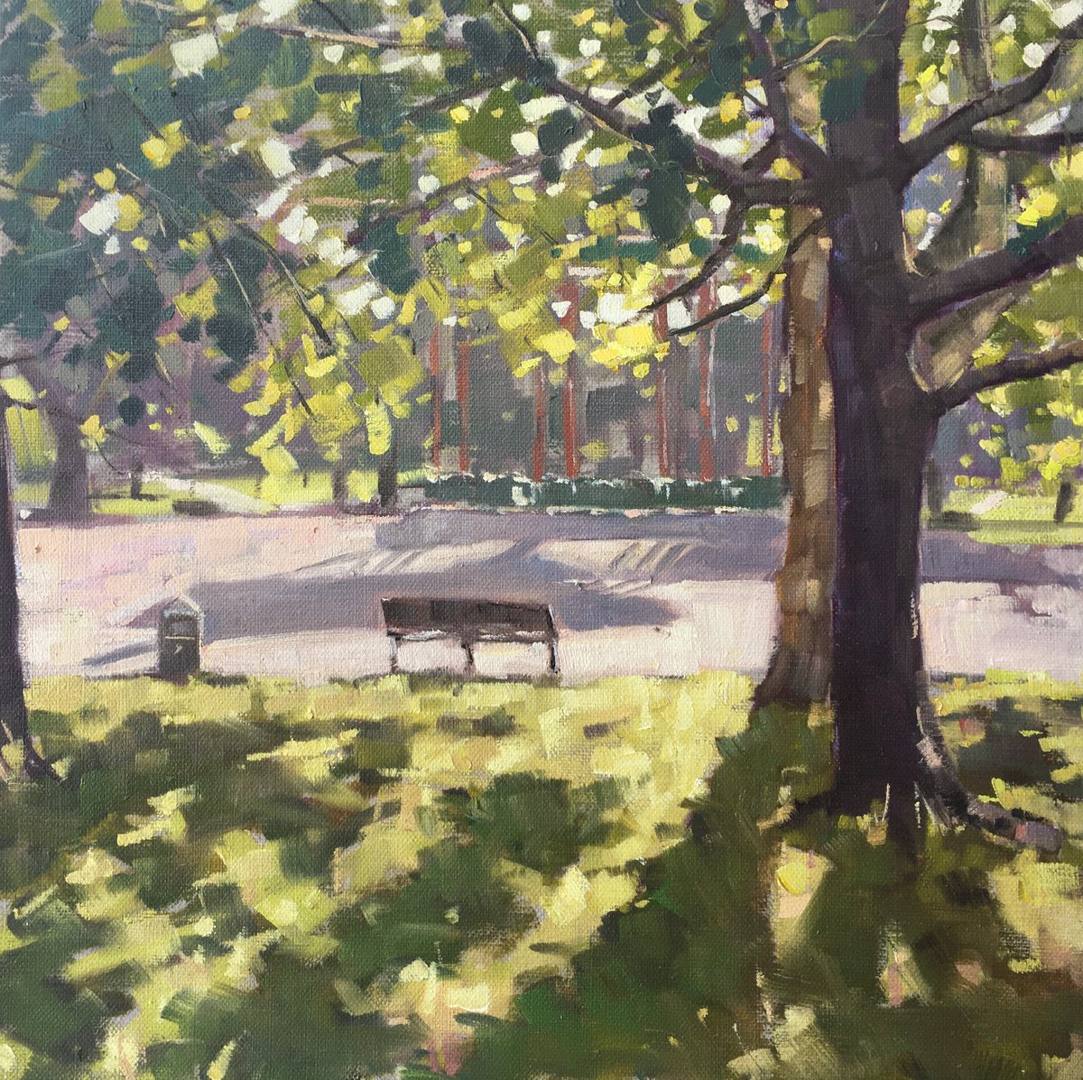 Early morning, Clapham Common by Louise Gillard