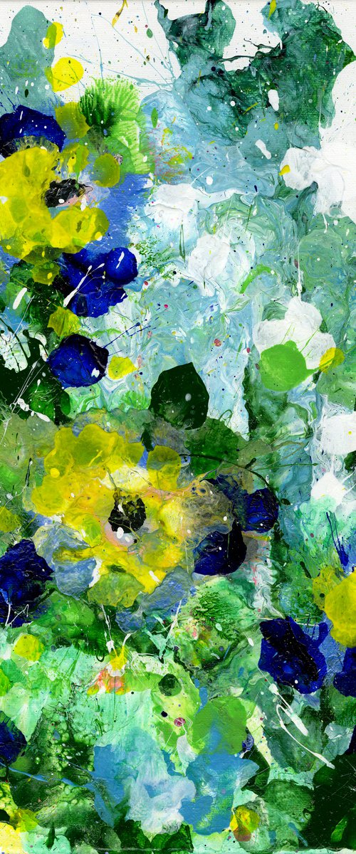 Blooms Of Fay 1 - Floral Painting by Kathy Morton Stanion by Kathy Morton Stanion