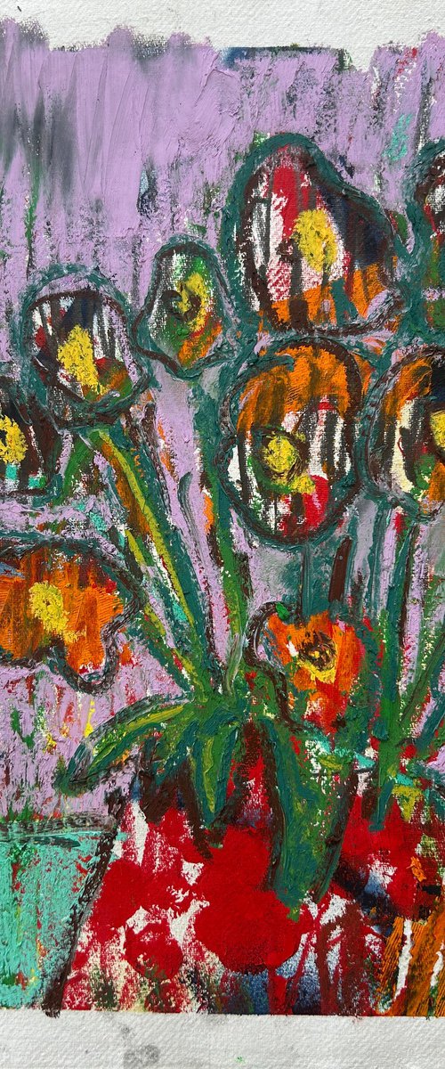 Strange garden noisings 12 by Lee Ellis