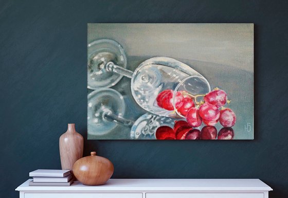 Still life with grapes