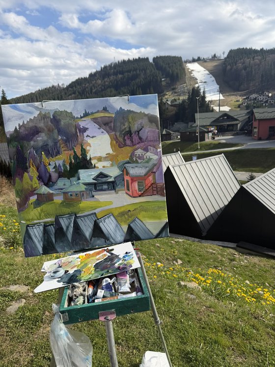 View of Bukovel