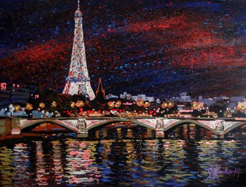 Paris by Night by Sergey  Kachin
