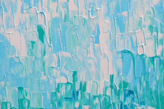 Relief Blue 34 - Large Abstract Marine, Ocean
