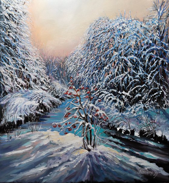 The silence of a frosty morning is heard