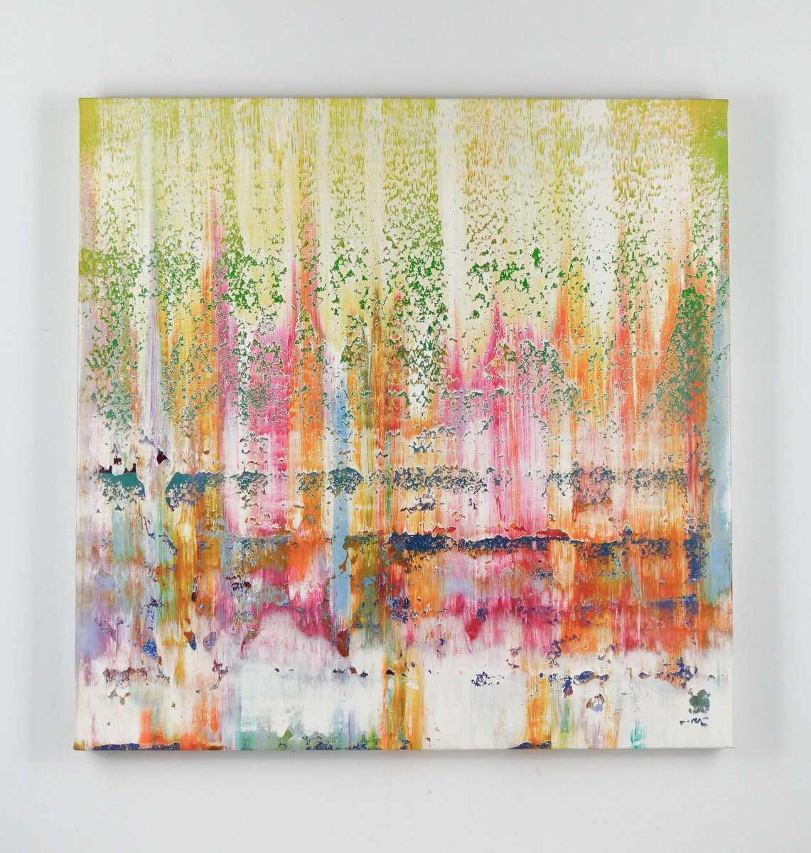 Organic Abstract Oil Painting By Vadim Shamanov, 30 X 30", Venice Iii, Original Artwork