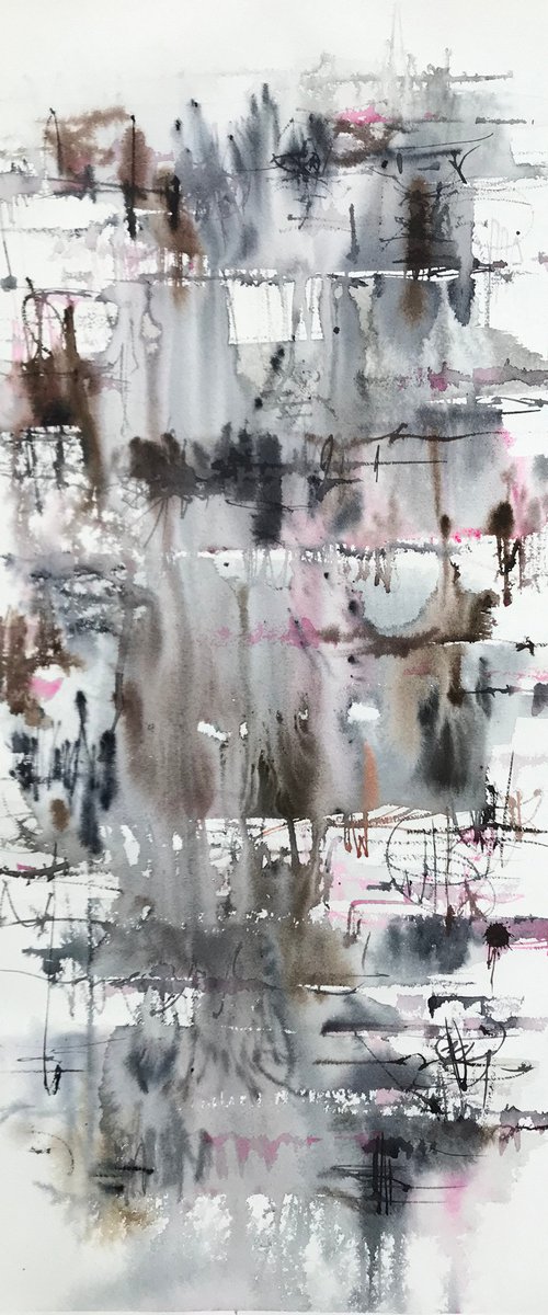 Grey notes 1. by Galina Poloz