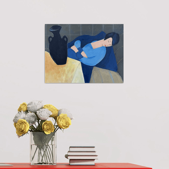 Sleeping woman