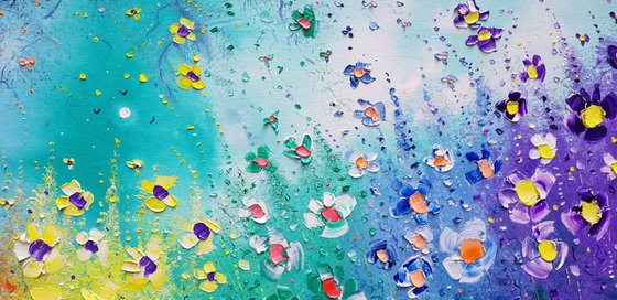"A Magical Rainbow Night" - Flowers in Love