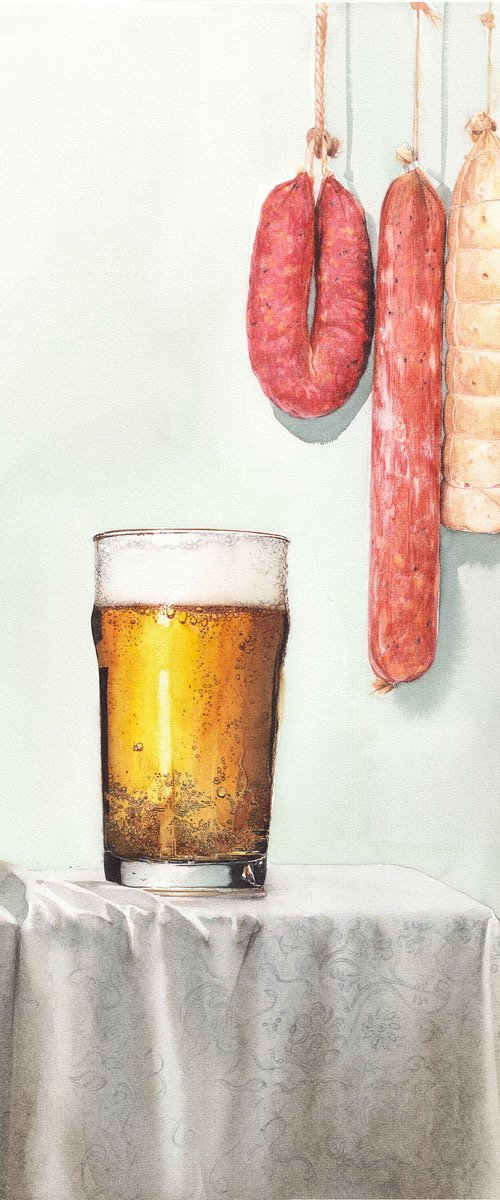 SALAMIS ARE BEER'S BEST FRIEND by REME Jr.