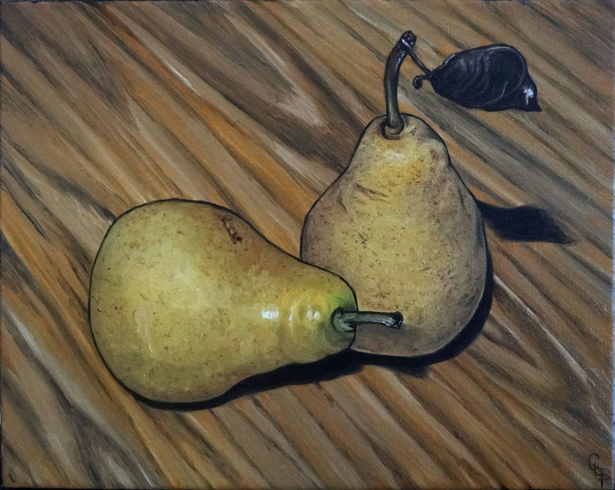 2 pears by Cecile Pardigon