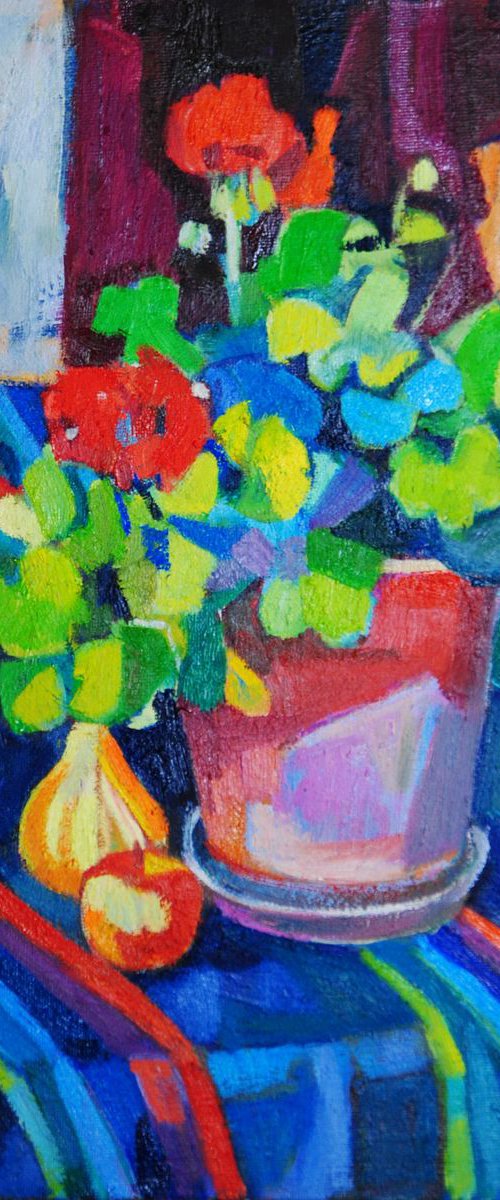 Flowers / 35 x 25 cm by Maja Đokić Mihajlović