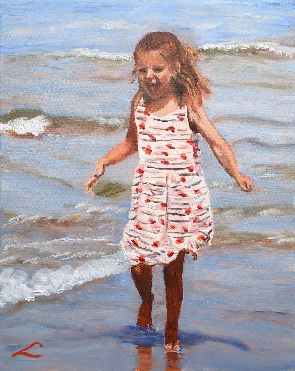The Water Is Cold By Elena Sokolova, 16 X 20, Artwork For Sale On Artfinder