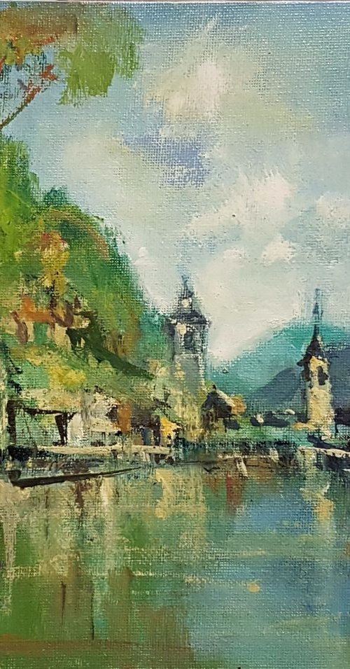 Lake in the Mountains by Livija D. G.