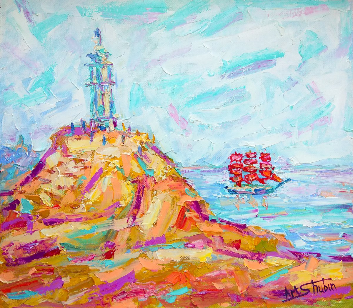 Lighthouse for Scarlet Sails by Artem Shubin