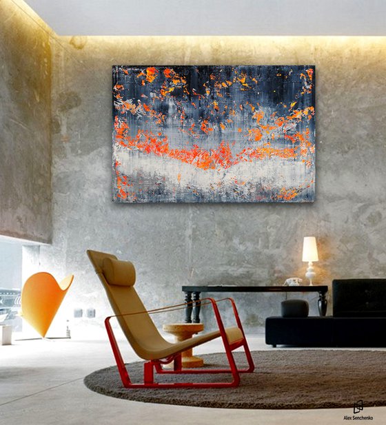 150x100cm. / abstract painting / Abstract 2117