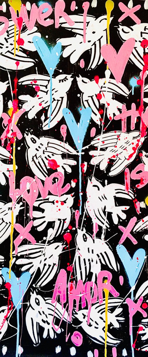 Pop birds by Mercedes Lagunas