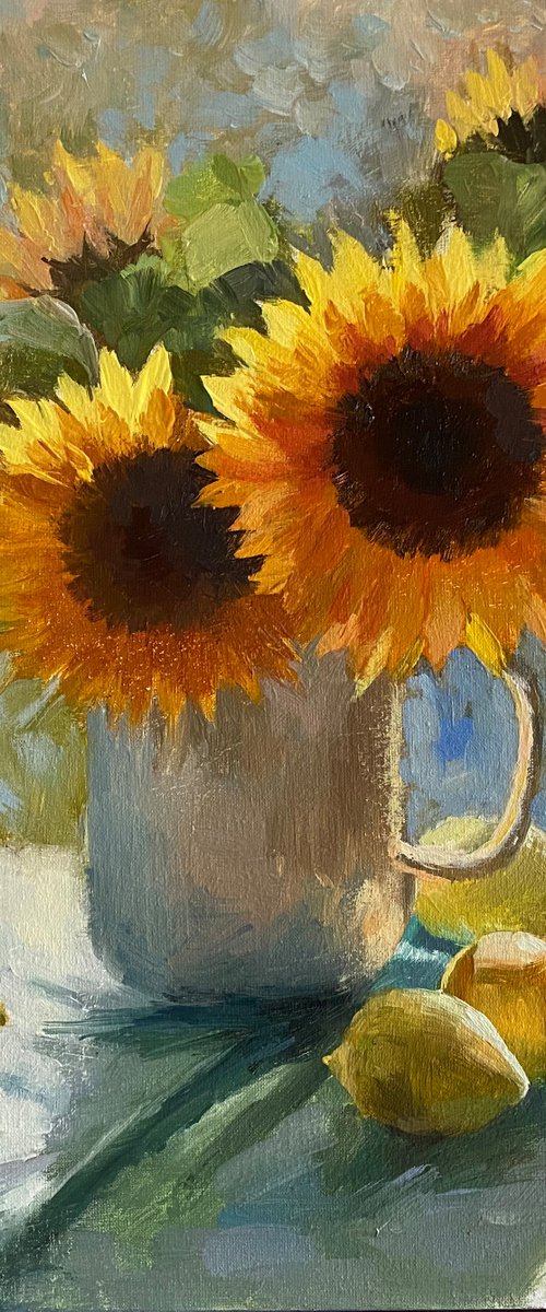 Sunflower Bouquet #3 by Ling Strube