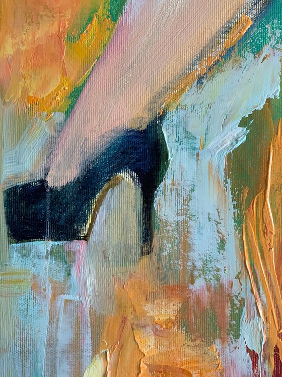 Woman sitting on the armchair