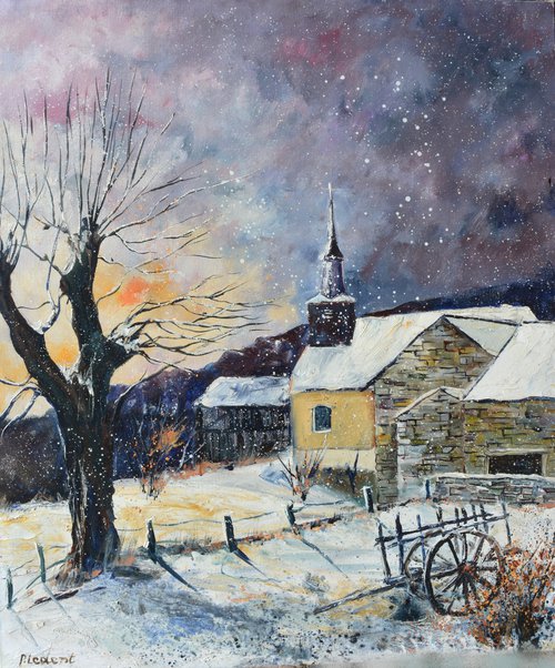 Wintertime in Laforêt - 7623 by Pol Henry Ledent