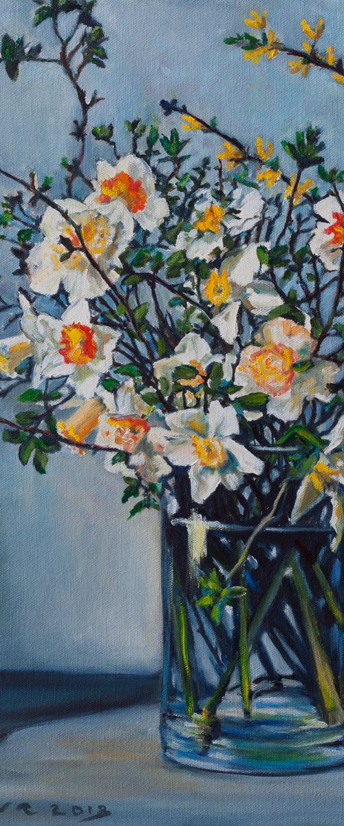 Spring Flowers by Liudmila Pisliakova