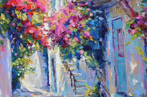 "Courtyard  in  Flowers"