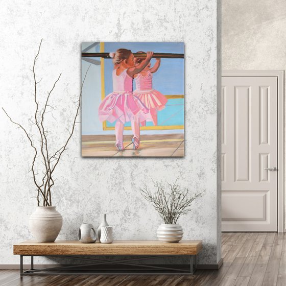 Little Ballerina / 100 x 90 x 5 cm