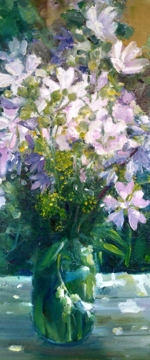 Wildflowers in a jar by Valentina Andrukhova