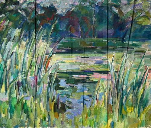 Between reeds by Peter Tovpev