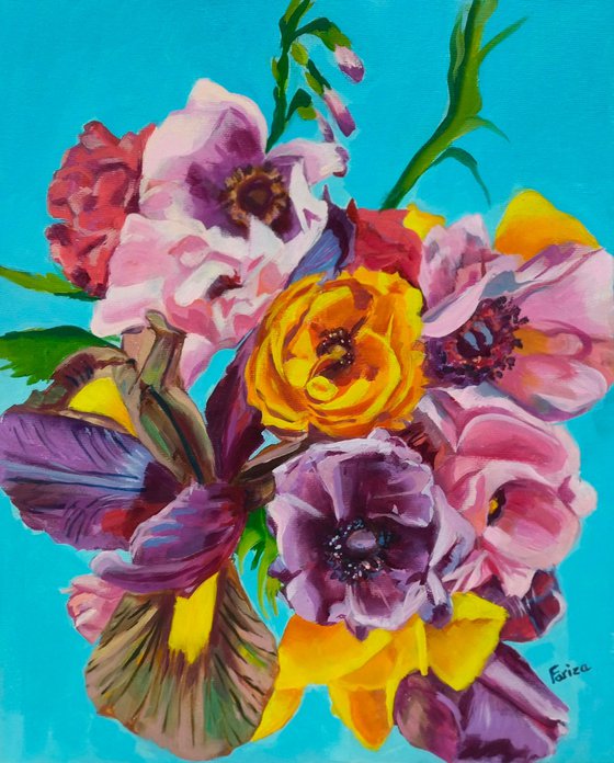 Blooming Against the Blue