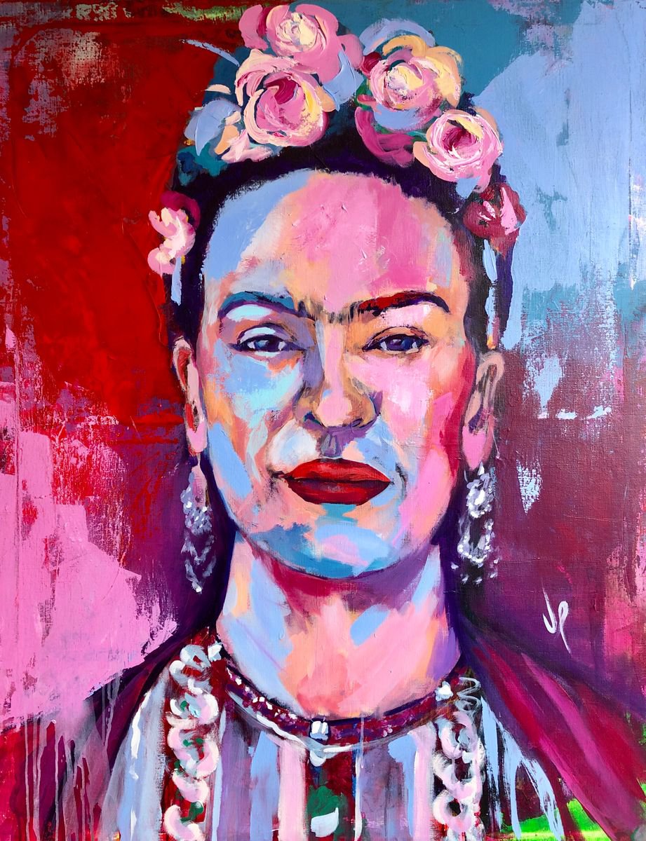 Frida Kahlo portrait by Javier Pea