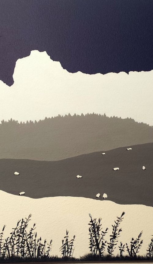 Langdales from Elterwater, Lake District by Sam Martin