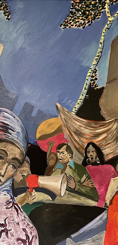 Mala Sen in Sidney st by Frank Creber