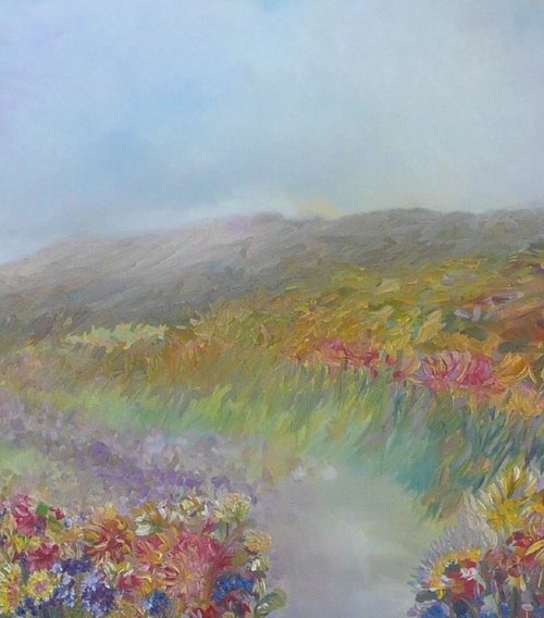 Autumn Flowers by Lesley Blackburn
