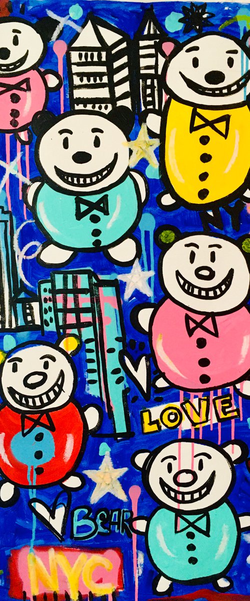 Bears in New York by Mercedes Lagunas