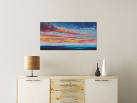 "Just You & Me" - Cornish Seascape, Art, Skyscape