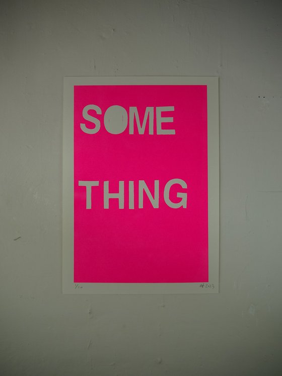 Something (screen print)