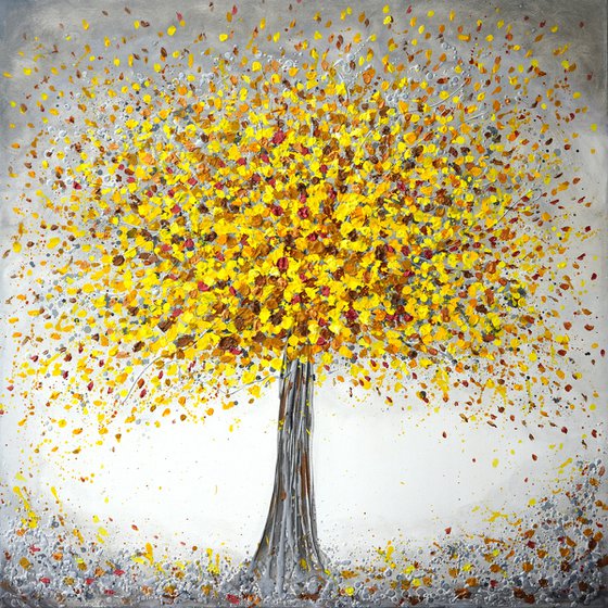 Jubilant Yellow Tree