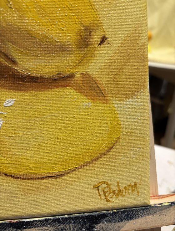 Yellow on Yellow: Lemon Still Life