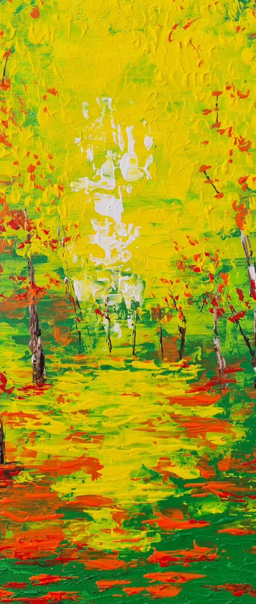 Trees in the sun by Daniel Urbaník