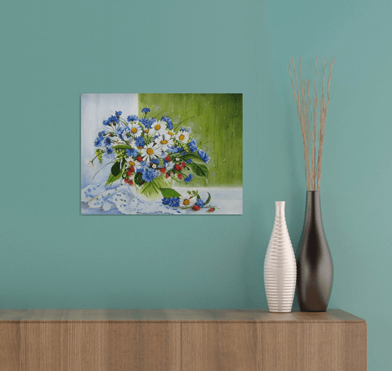 Summer Bouquet - Oil Painting