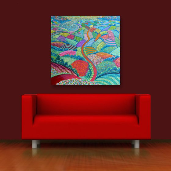 ROAD THROUGH SPECTACULAR VALLEY